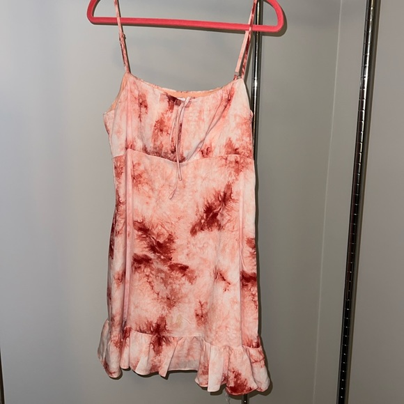 Red Princess Polly Tie dye dress size 8 - Picture 2 of 2